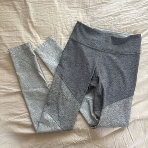 Outdoor Voices color block grey leggings